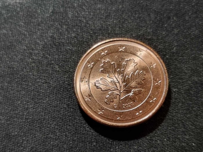  Deutschland 5 Cent 2020 G STG   