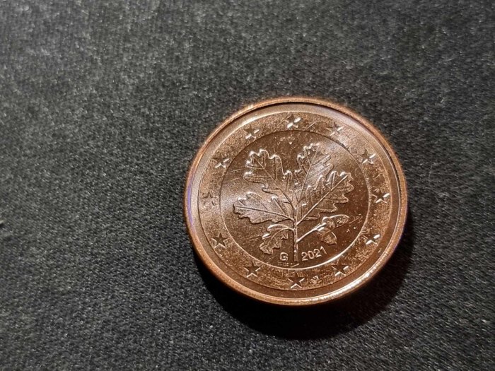  Deutschland 5 Cent 2021 G STG   