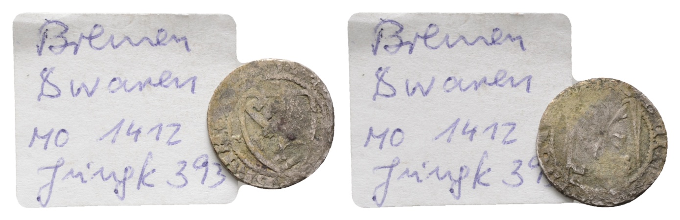  Mittelalter; Pfennig; 0,94 g   