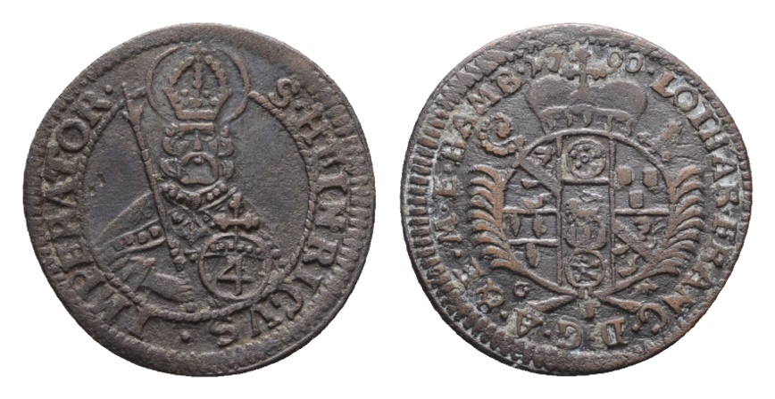  Altdeutschland; Kleinmünze 1790   