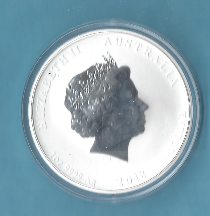  Australien 1 D.2018 Jahr des Hundes 1 OZ Neuware   Münzenankauf Koblenz Frank Maurer Al645   