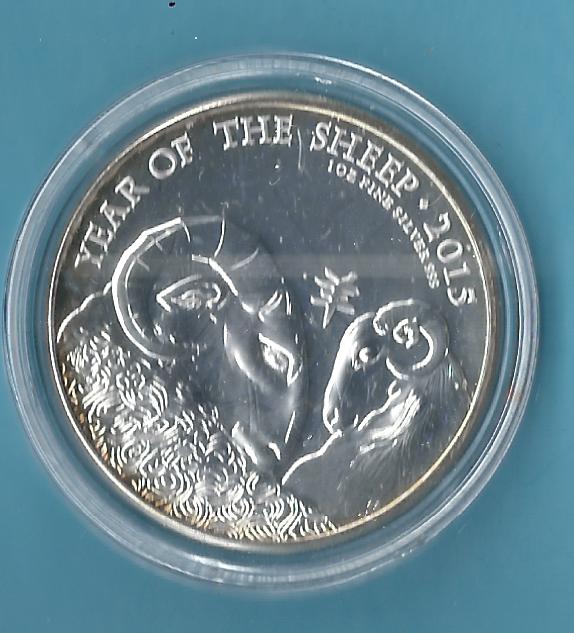  England 2015 2 P. Ziege 1 OZ Fein AG  Münzenankauf Koblenz Frank Maurer Al618   