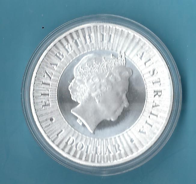  Australien 1 D.Känguruh 2018 1 OZ Fein AG  Münzenankauf Koblenz Frank Maurer Al638   