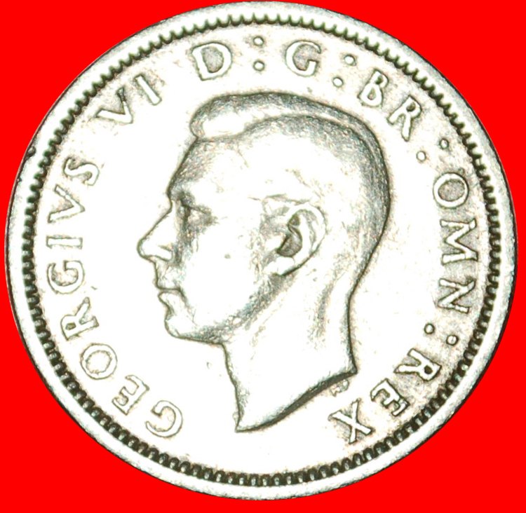  * MONOGRAM (1949-1952): GREAT BRITAIN ★ 6 PENCE 1951! GEORGE VI (1937-1952) ★LOW START ★ NO RESERVE!   