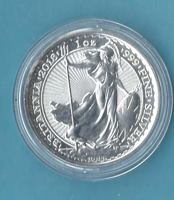  England Brittania 2018 1 OZ Feinsilber Goldankauf Koblenz Frank Maurer Al639   
