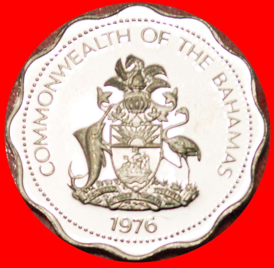  * USA (1974-2005): BAHAMAS ★ 10 CENTS 1976! PROOF! ELIZABETH II (1953-2022) LOW START ★ NO RESERVE!   