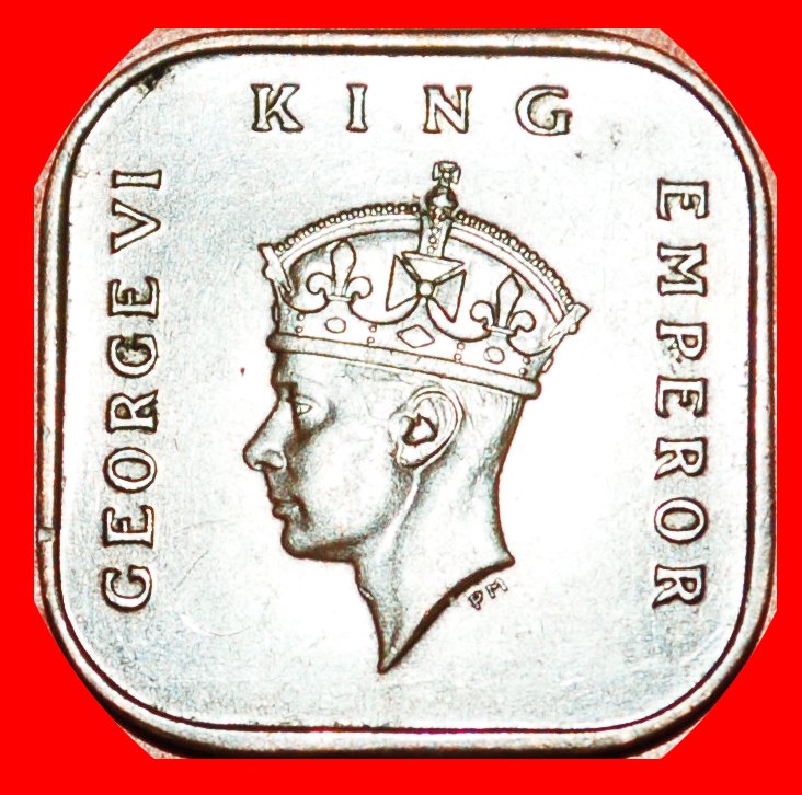  * GROSSBRITANNIEN: MALAYA ★ 1/2 CENT 1940! UNGEWÖHNLICH! KRIEGSZEIT (1939-1945)★OHNE VORBEHALT!   