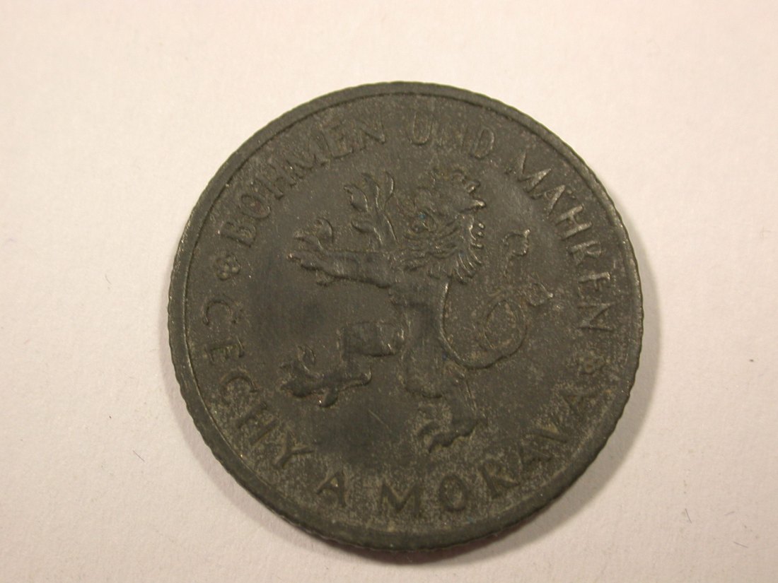  I5 Böhmen und Mähren  1 Krone 1942 in vz-st  Originalbilder   