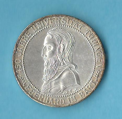  Weimar 3 Mark Tübingen 1927 F st Münzenankauf Koblenz Frank Maurer AC531   