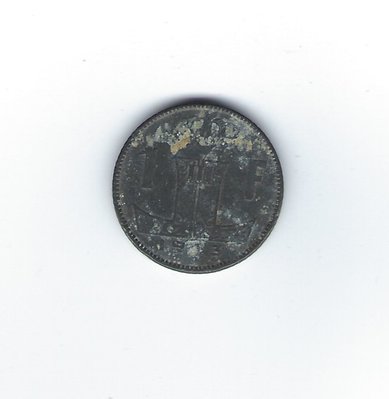  Belgien 1 Franc 1943 Belgique-Belgie   