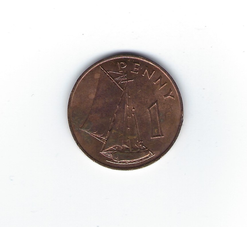  Gambia 1 Penny 1966   
