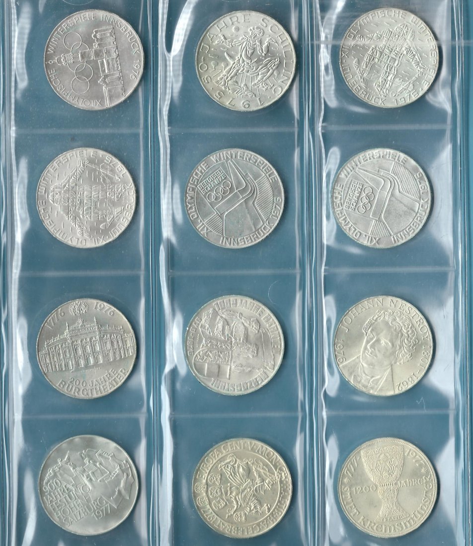  Österreich 12x100 Schilling  Münzenankauf Koblenz Frank Maurer AC544   