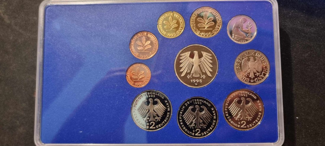  Deutschland KMS 1995D Polierte Platte   