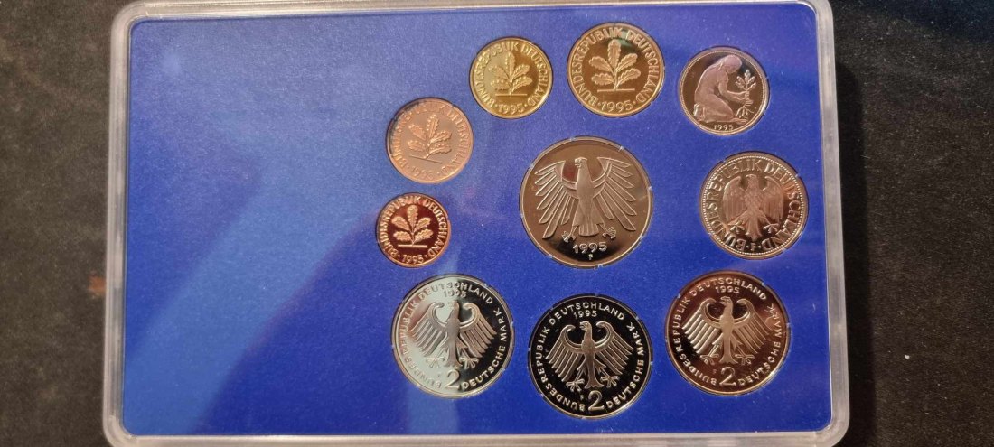  Deutschland KMS 1995F Polierte Platte   