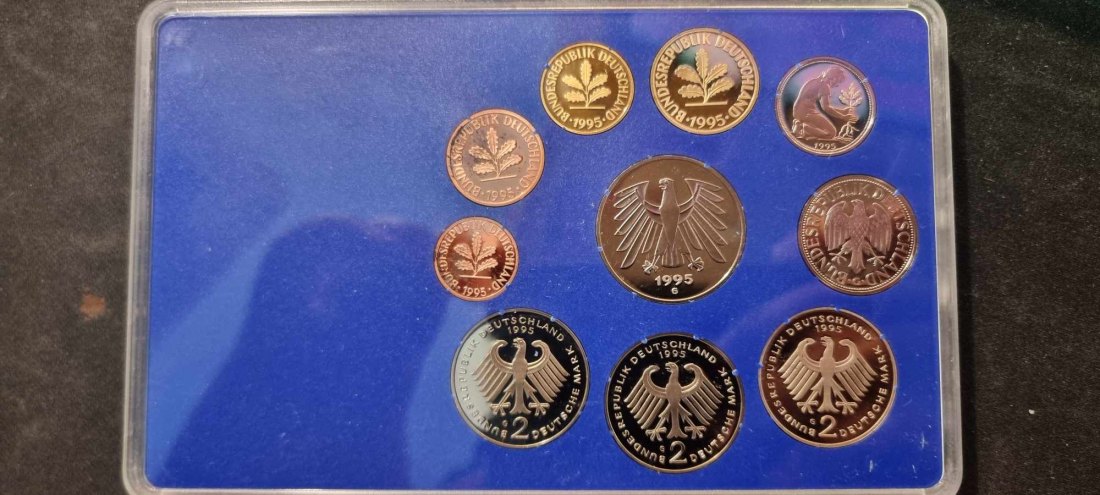  Deutschland KMS 1995G Polierte Platte   