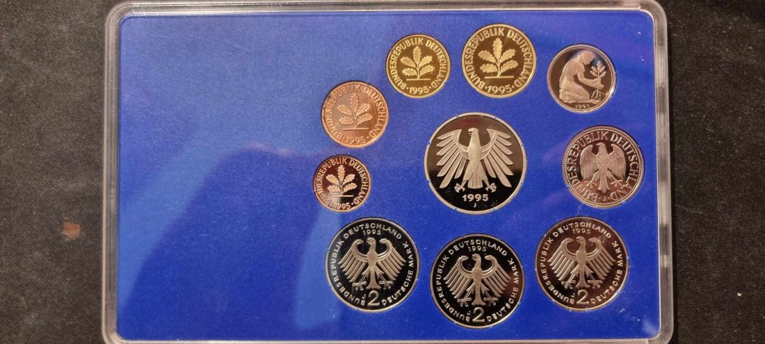  Deutschland KMS 1995J Polierte Platte   