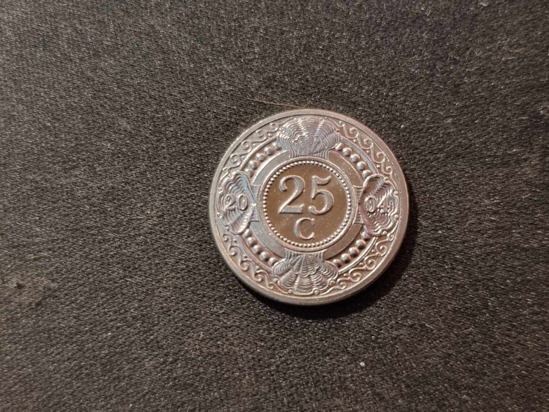  Nied. Antillen 25 Cent 2004   