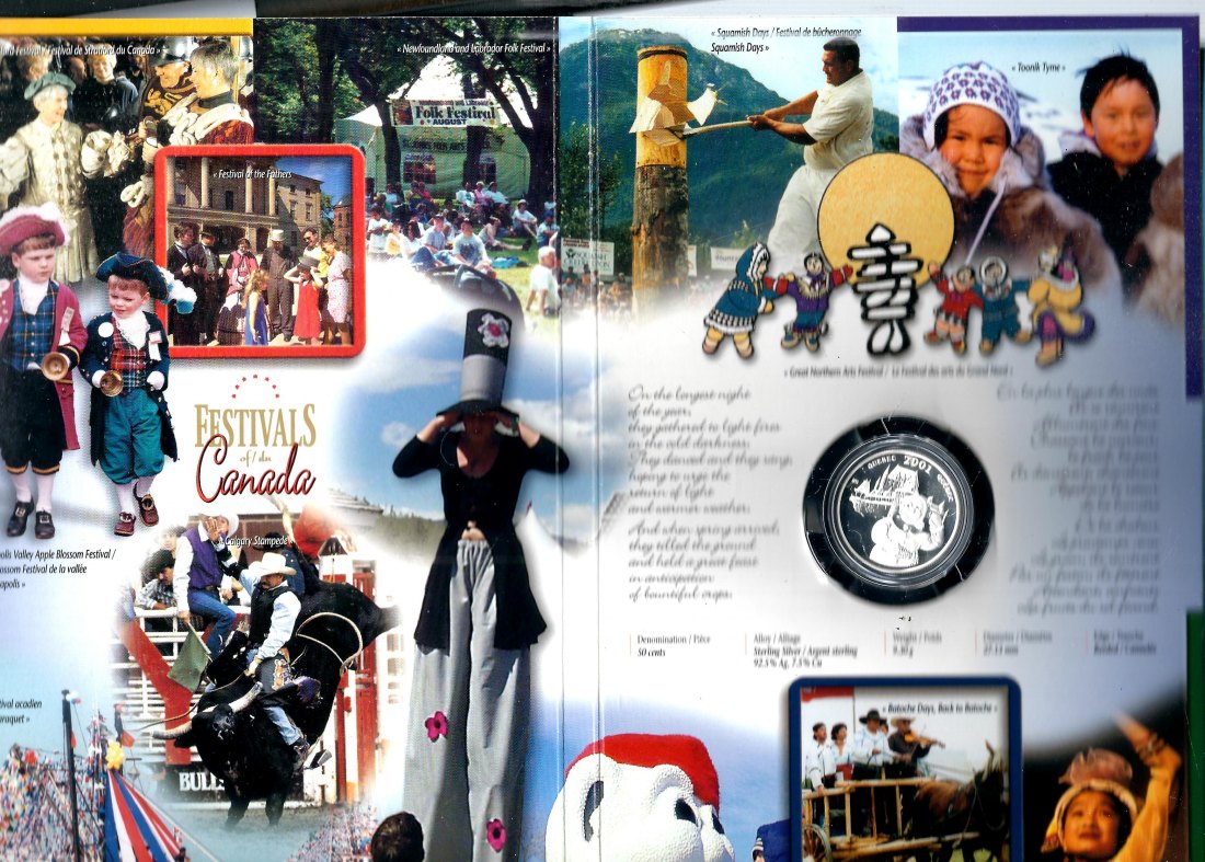  Kanada 50 Cent 2001 PP AG OVP Golden Gate Münzenankauf Koblenz Frank Maurer AC652   