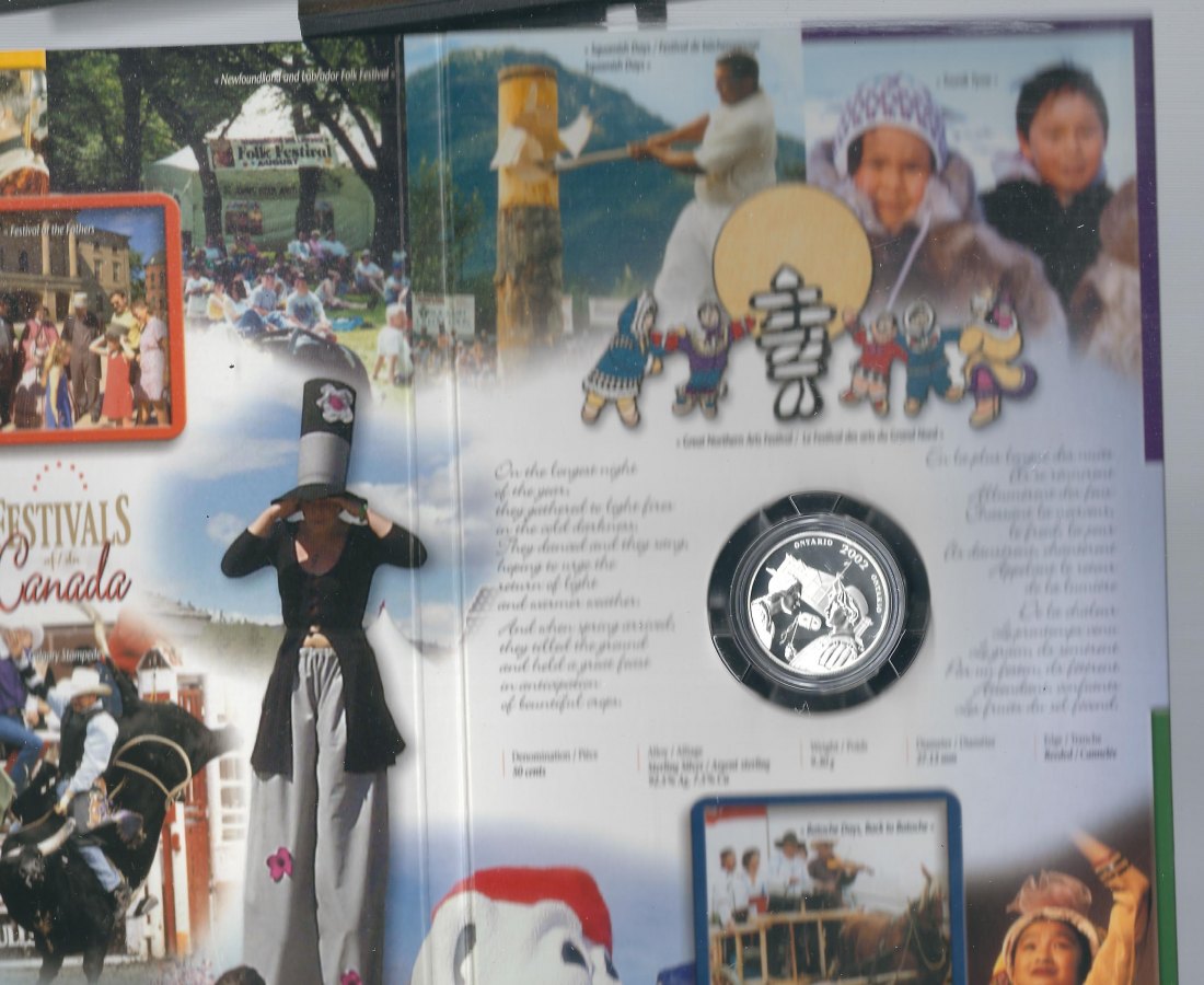  Kanada 50 Cent 2002 PP AG OVP Golden Gate Münzenankauf Koblenz Frank Maurer AC656   