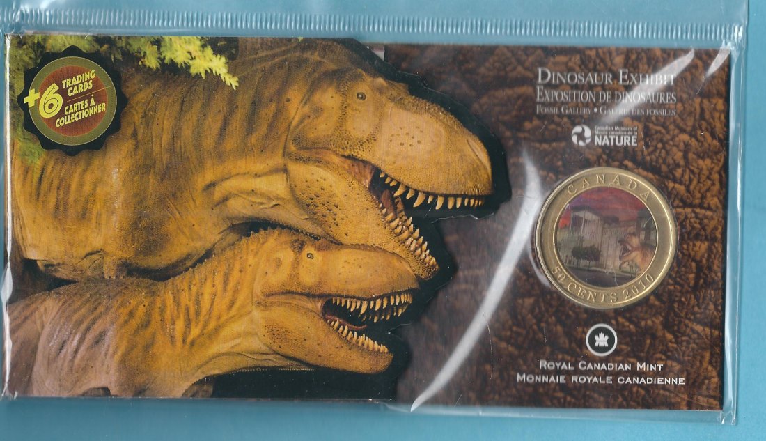  Kanada 50 cen T Rex 2010 rar Golden Gate Münzenankauf Koblenz Frank Maurer AC672   