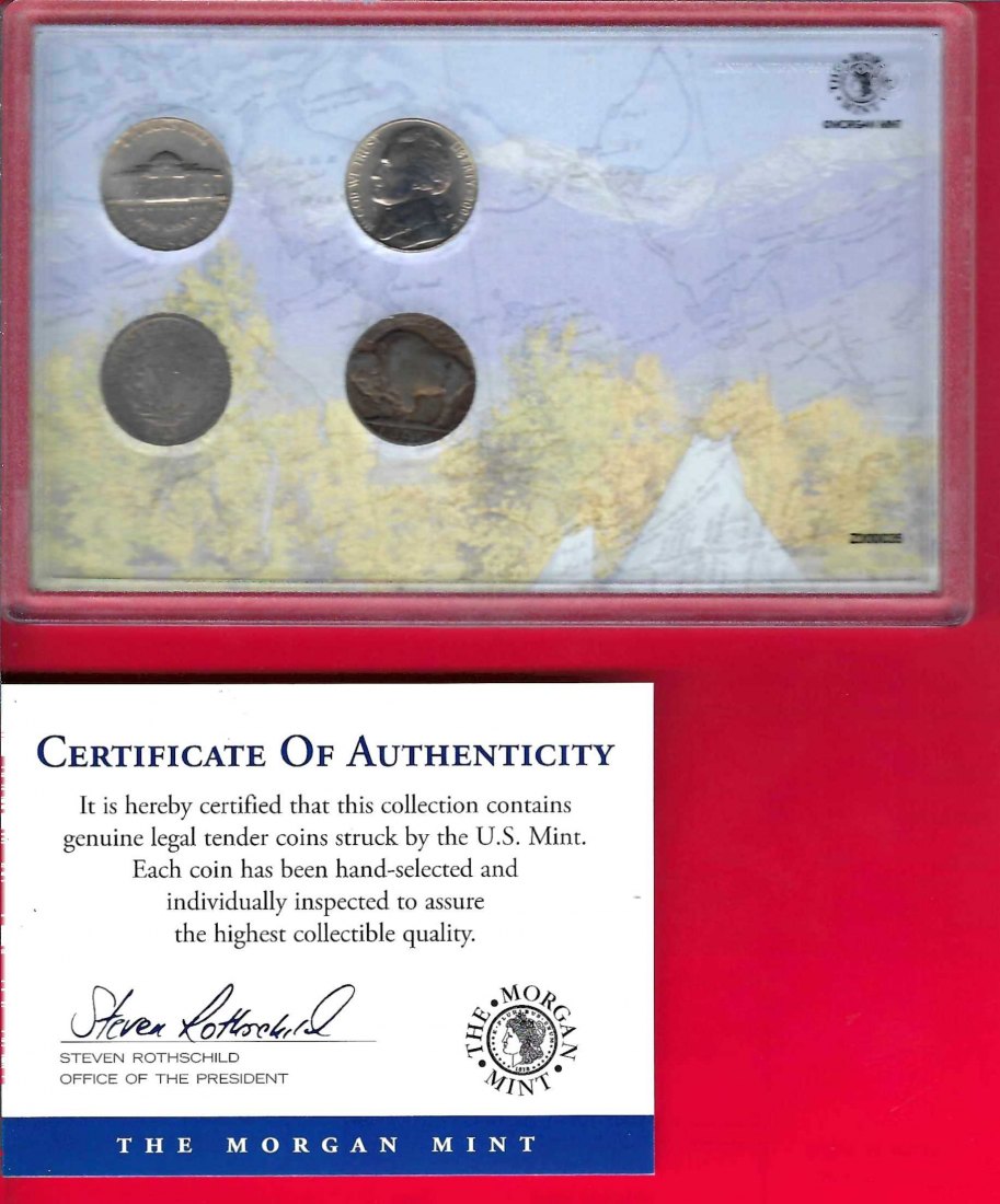  America 120 Years of American Nickels Golden Gate Koblenz Frank Maurer AC713   