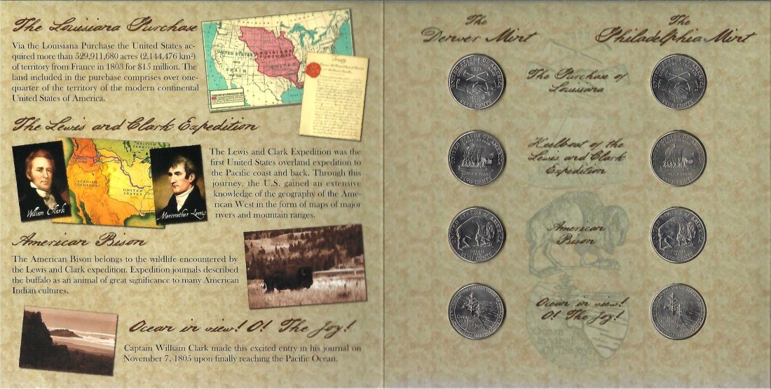  America Westwards Series Nickels 2004-2005 Golden Gate Koblenz Frank Maurer AC714   