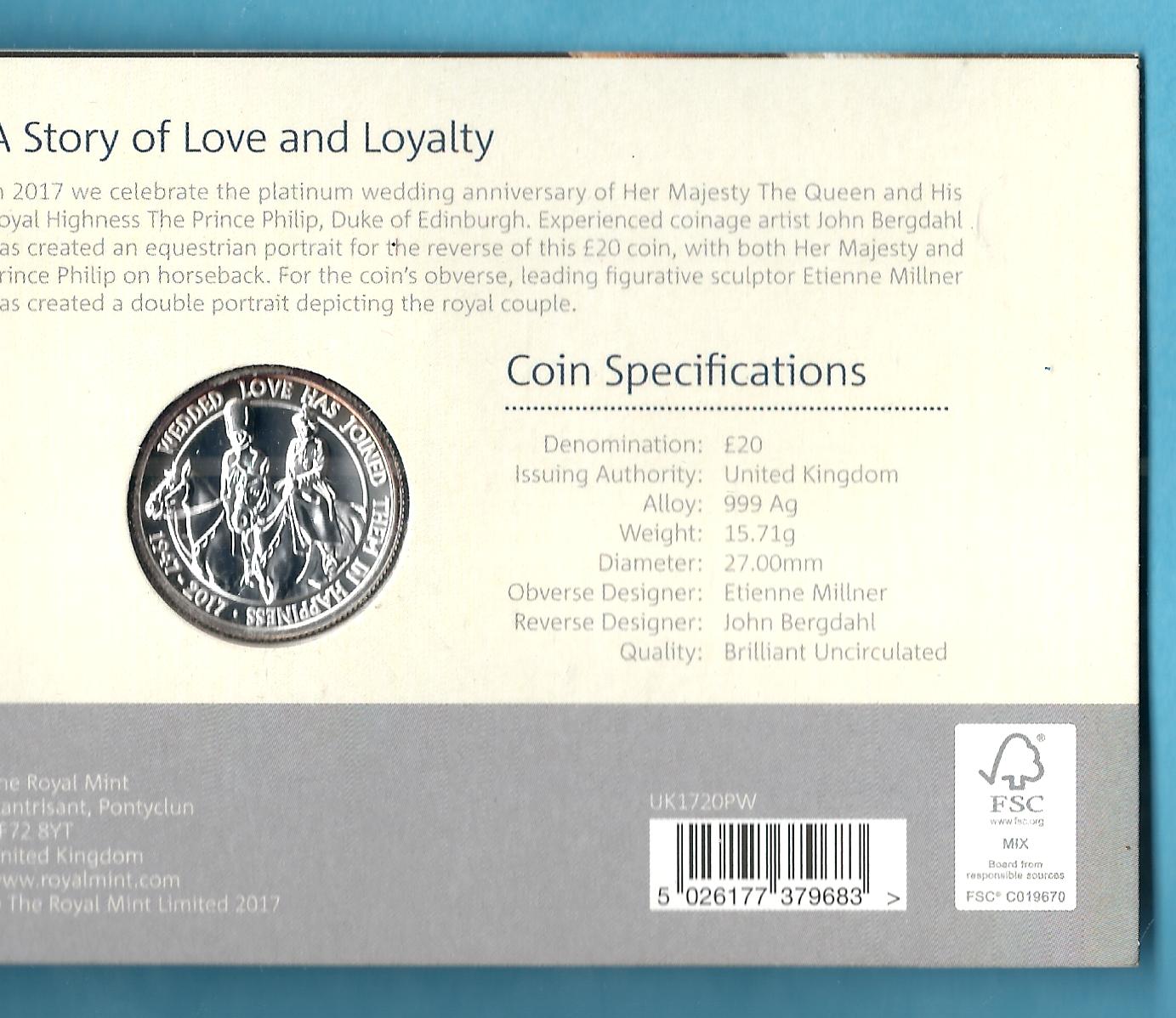  England 20 Pound 2017 Silber Golden Gate Münzenankauf Koblenz Frank Maurer AC697   
