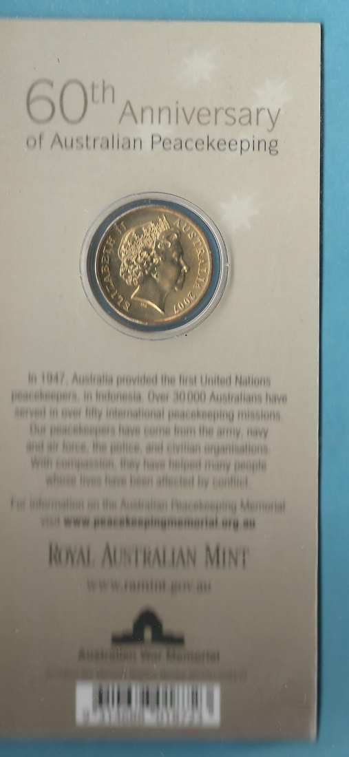  Australien 1 Dollar 2007 Golden Gate Münzenankauf Koblenz Frank Maurer AC821   