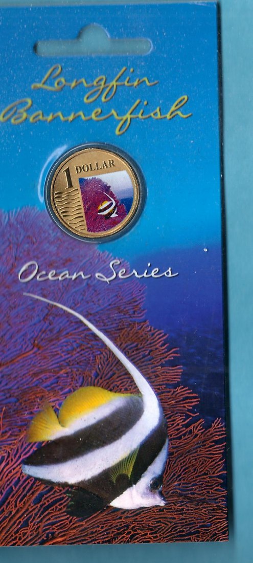  Australien 1 Dollar Farbe 2007 rar Golden Gate Münzenankauf Koblenz Frank Maurer AC831   