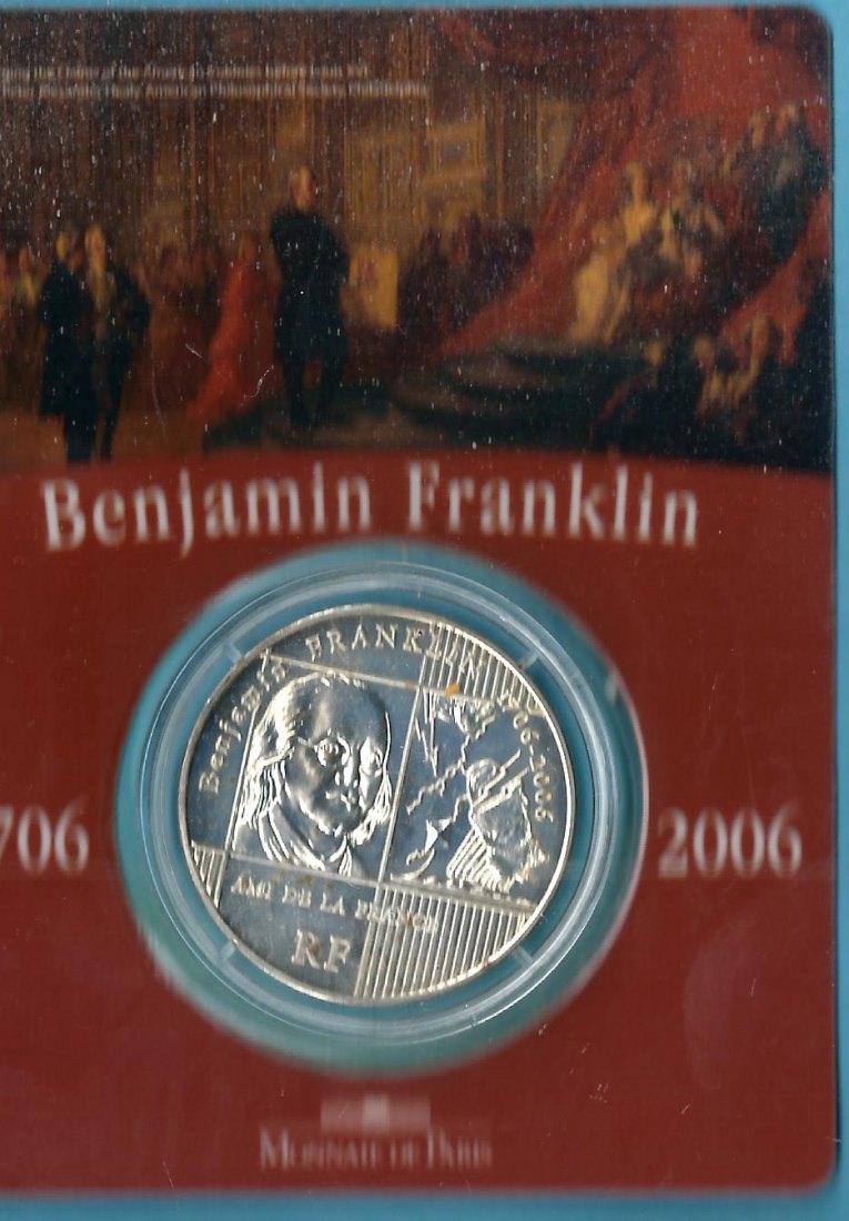 Frankreich 1/4 Euro 2006 Silber Golden Gate Münzenankauf Koblenz Frank Maurer AC847   