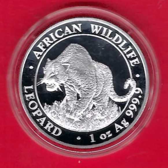  Somalia 100 Shillings 2023 Leopard 1 OZ PP Münzenankauf Koblenz Frank Maurer AC730   