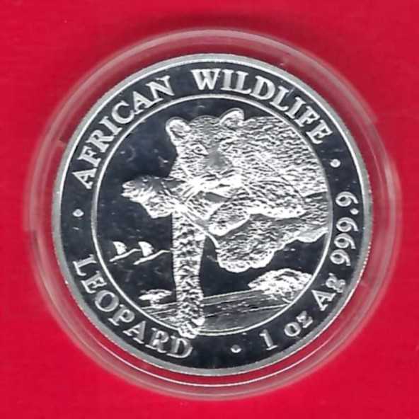  Somalia 100 Shillings 2020 Leopard 1 OZ PP Münzenankauf Koblenz Frank Maurer AC731   