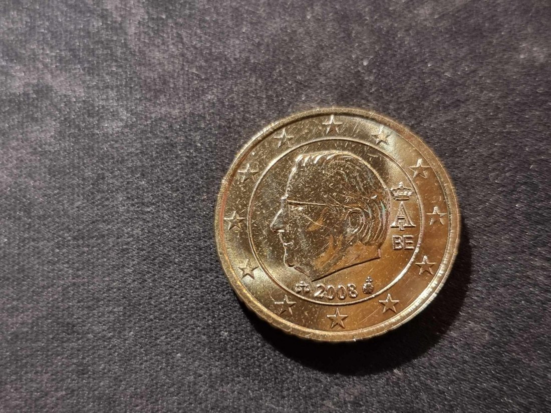  Belgien 50 Cent 2008 STG   