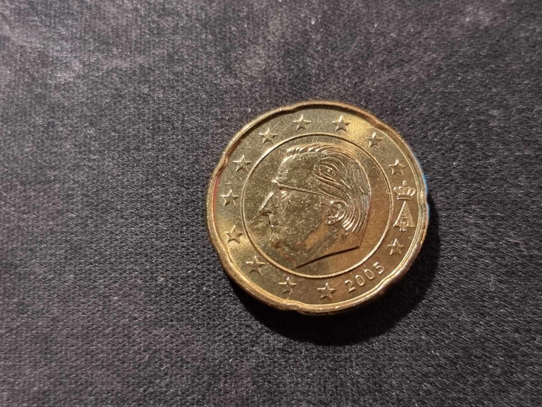  Belgien 20 Cent 2005 STG   