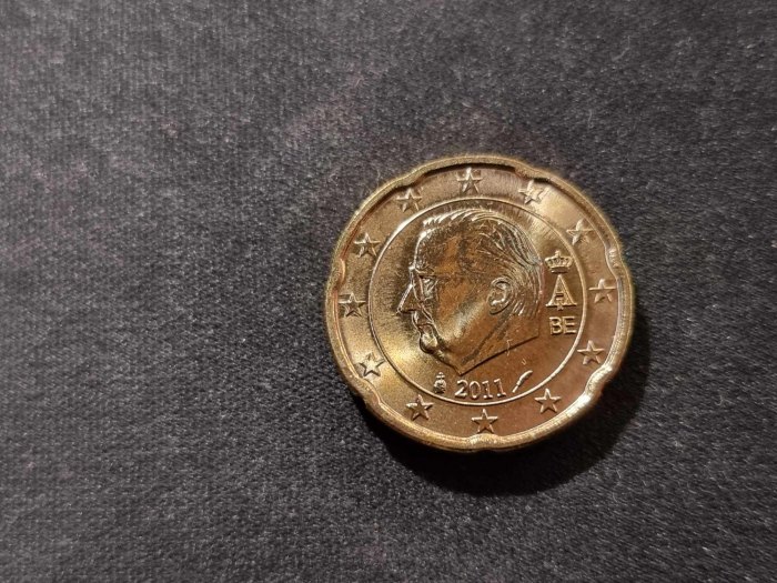  Belgien 20 Cent 2011 STG   