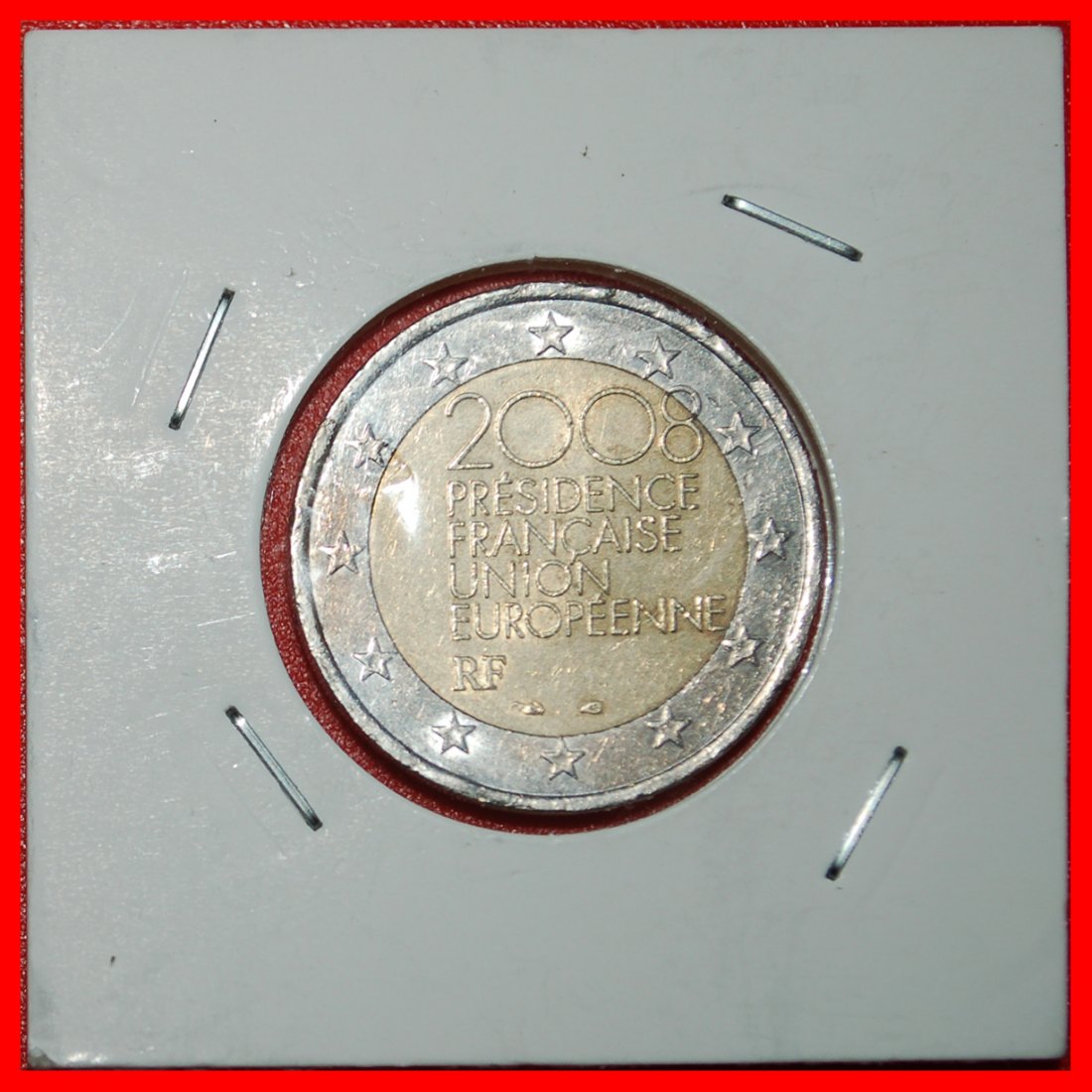 * LEGEND IN 6 LINES: FRANCE ★ 2 EURO 2008! IN HOLDER! LOW START! ★ NO RESERVE!