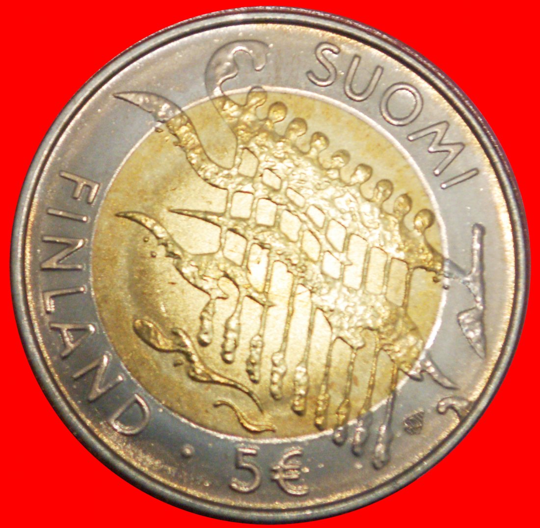  * 1917 GESCHENK von LENIN (1870-1924): FINNLAND★5 EURO 2007 SCHIFF BIMETALLISCH! STG★OHNE VORBEHALT!   