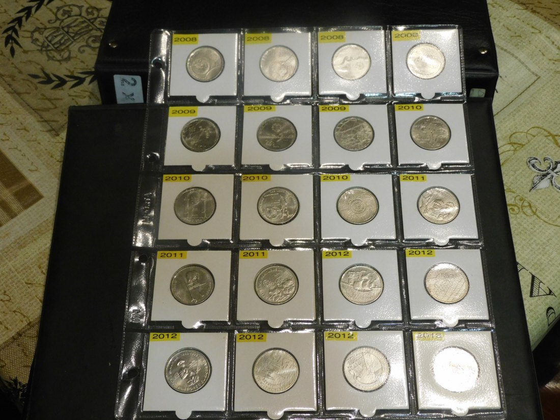  PORTUGAL 32 X 2.50 EURO FROM 2008 TO 2015.GRADE-PLEASE SEE PHOTOS.   