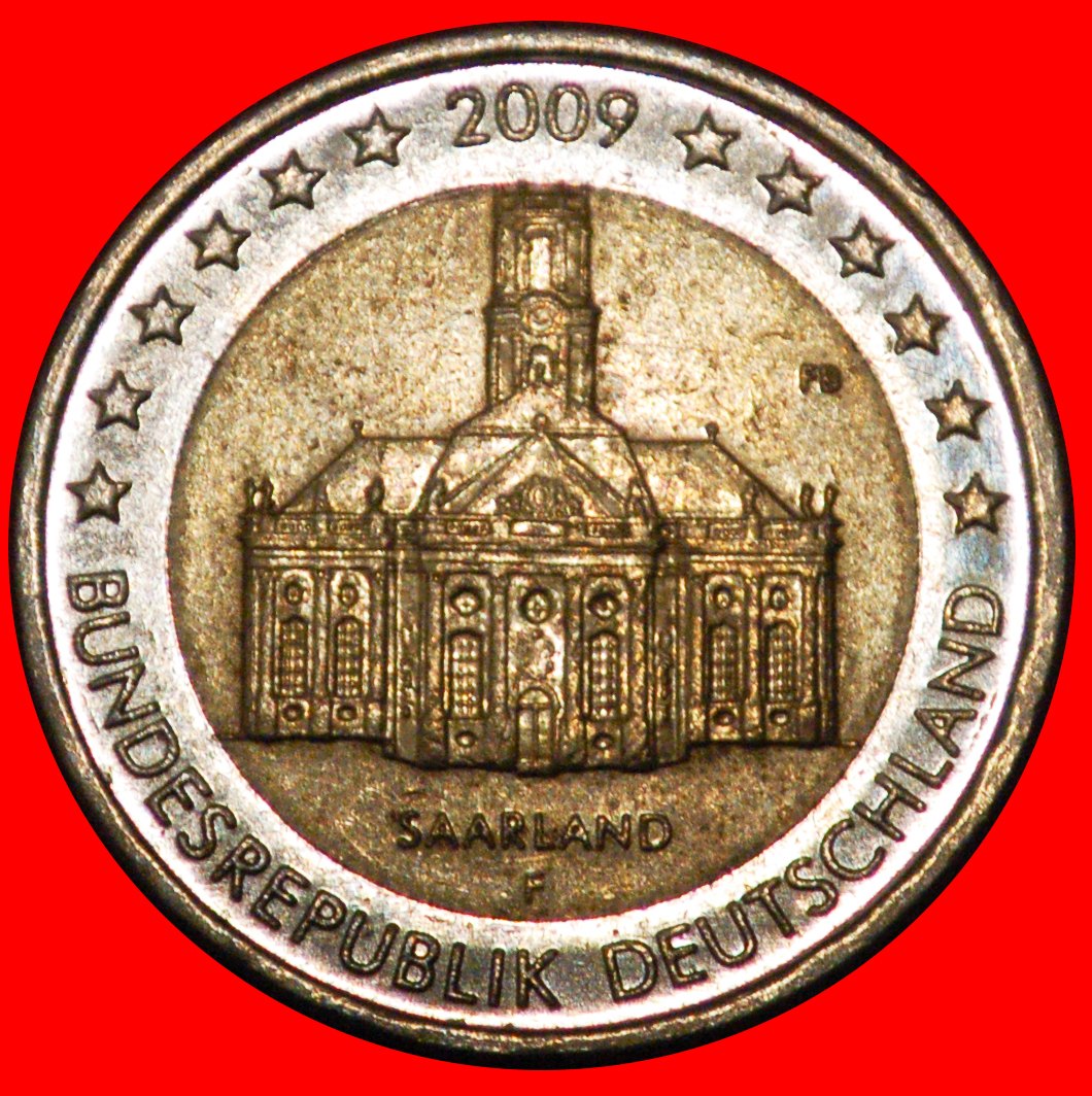 * SAARLAND: DEUTSCHLAND ★ 2 EURO 2009F BADEN-WÜRTTEMBERG!★OHNE VORBEHALT!