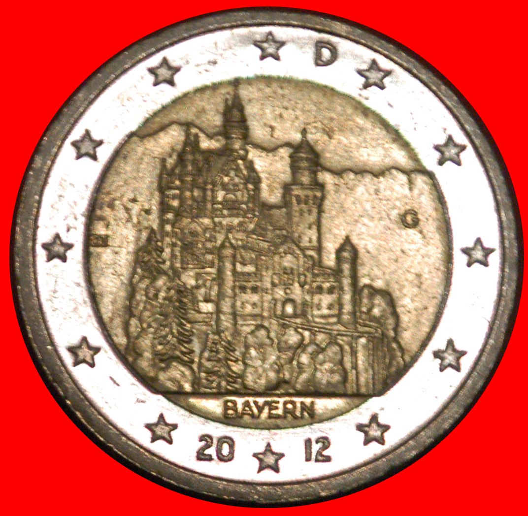  * BAYERN: DEUTSCHLAND ★ 2 EURO 2012G BADEN-WÜRTTEMBERG! ★OHNE VORBEHALT!   