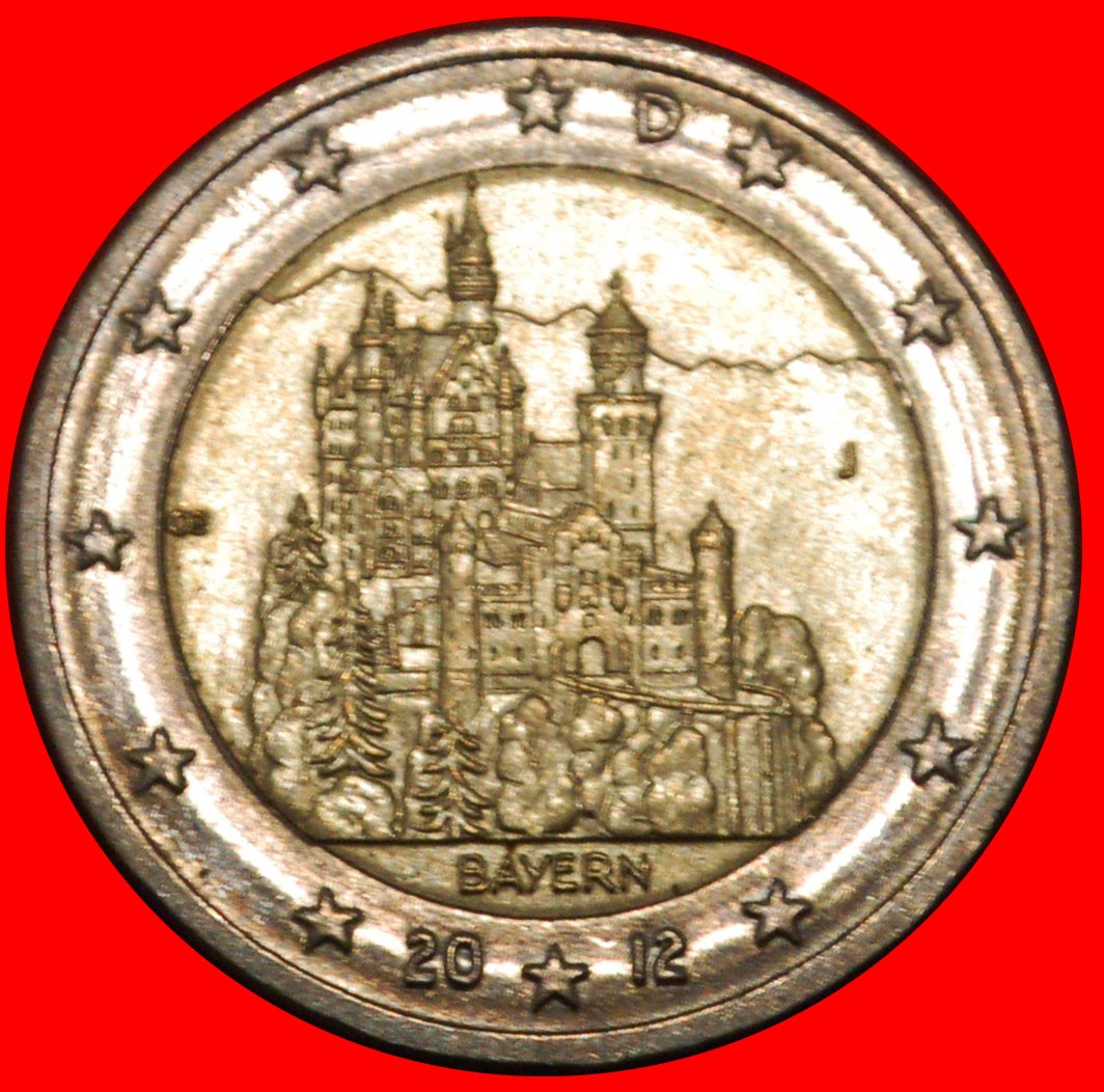 * BAYERN: DEUTSCHLAND ★ 2 EURO 2012J STG STEMPELGLANZ!★OHNE VORBEHALT!