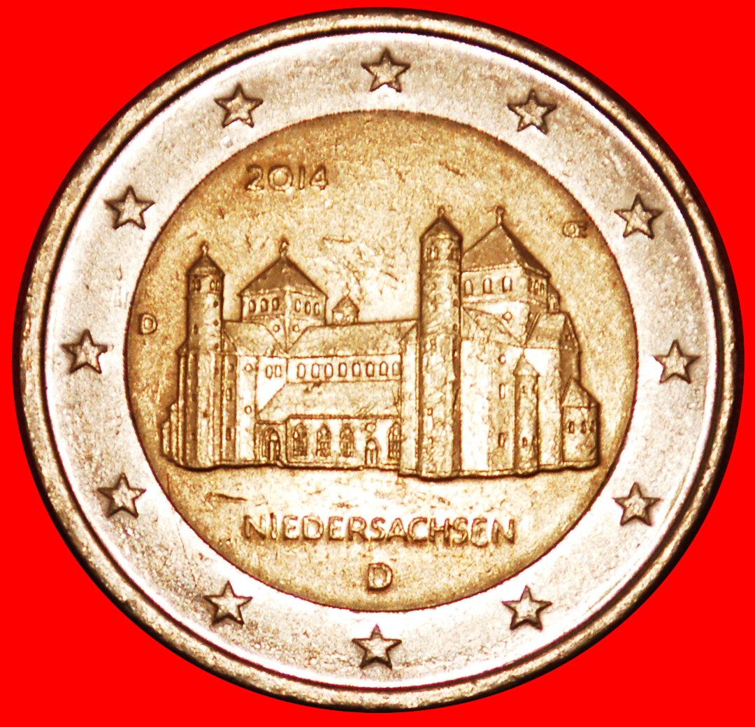 * NIEDERSACHSEN: DEUTSCHLAND ★ 2 EURO 2014D BAYERN NICHT-PHALLISCHE TYP!★OHNE VORBEHALT!