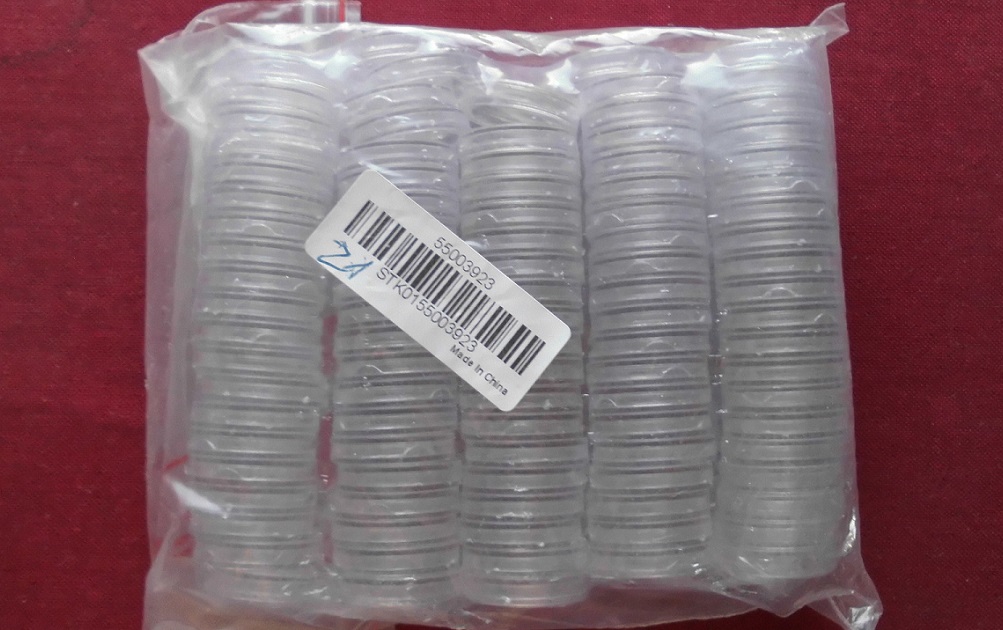 50 Stück Münzkapseln 21mm für Medaillen und Münzen Acryl klar randlos NEU   