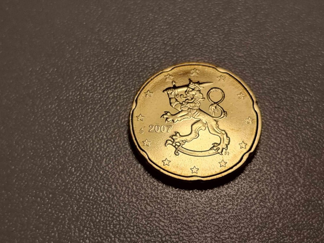  Finnland 20 Cent 2007 STG   