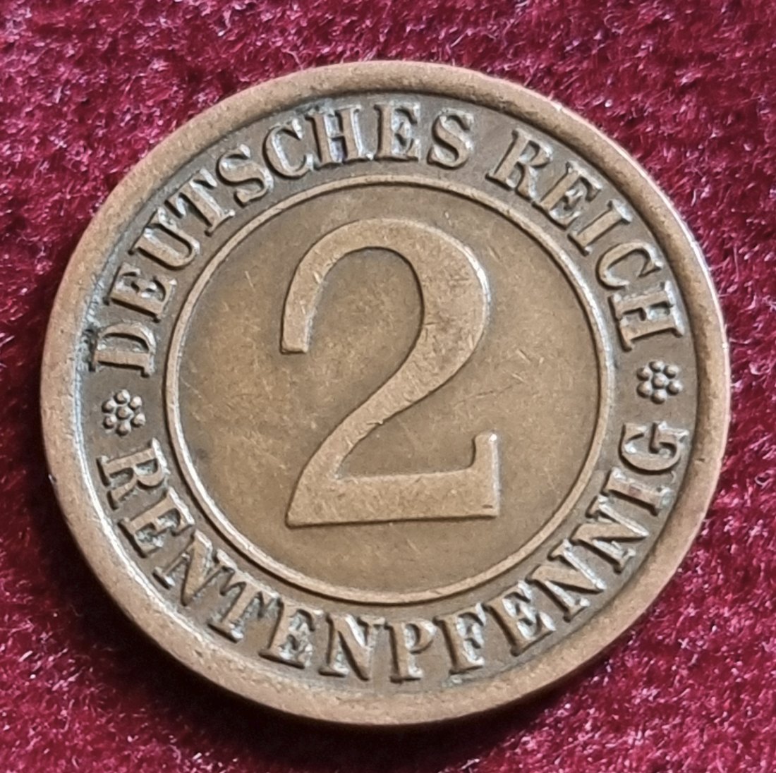 4521(5) 2 Rentenpfennig (Weimarer Republik) 1924/J in vz .......................... von Berlin_coins