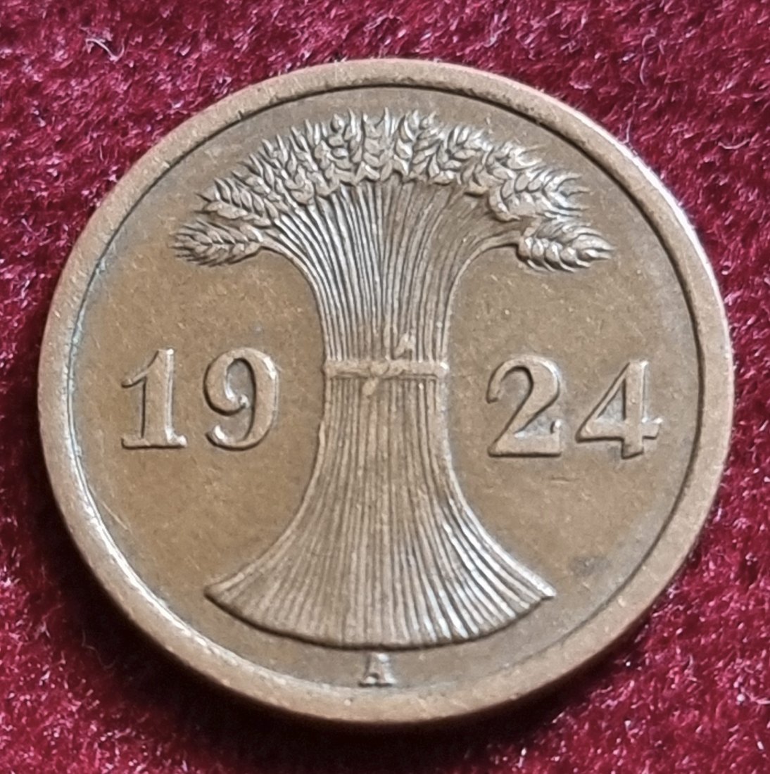  4527(11) 2 Reichspfennig (Deutschland) 1924/A in ss-vz ......................... von Berlin_coins   