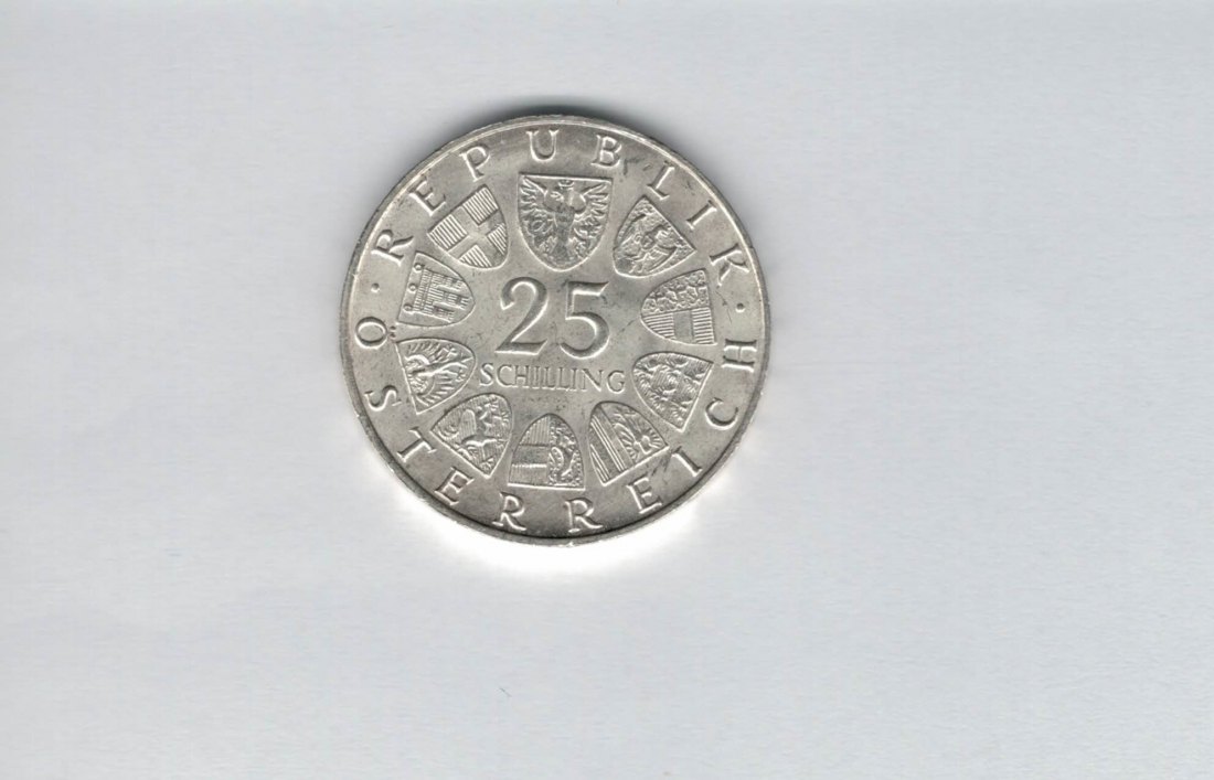  25 Schilling 1970 Franz Lehar silber Gedenkmünze Österreich 2. Rep Spittalgold9800 (4588/16)   