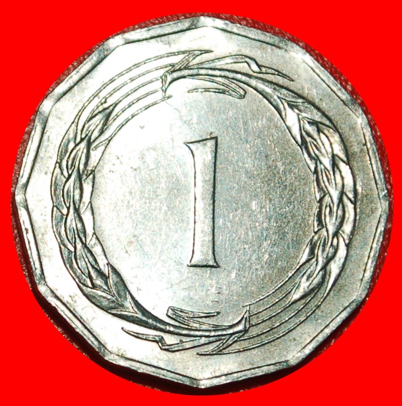  * WREATH (1963-1972): CYPRUS ★ 1 MIL 1972! MINT LUSTRE!★LOW START★ NO RESERVE!   