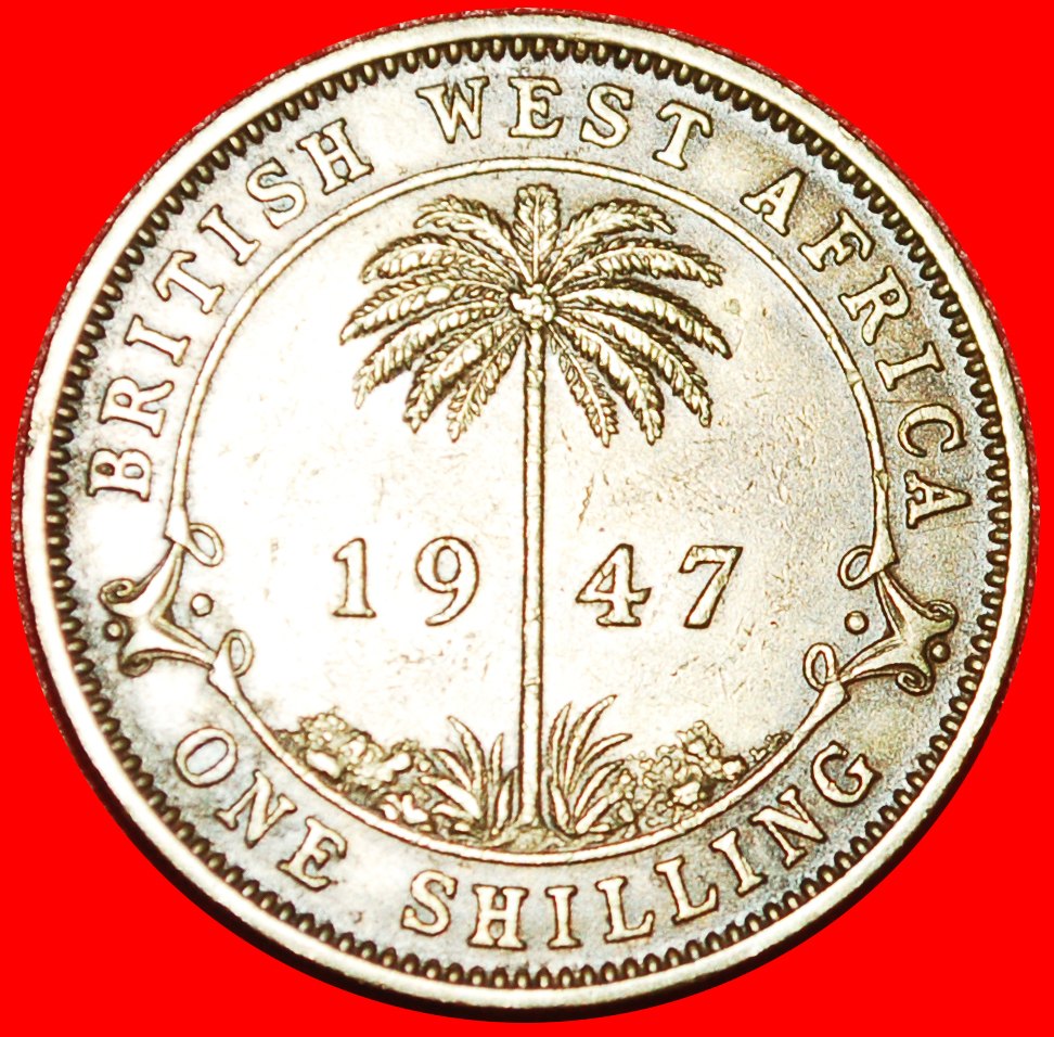 * GREAT BRITAIN: BRITISH WEST AFRICA★1 SHILLING 1947H! GEORGE VI (1937-1952) LOW START ★ NO RESERVE!