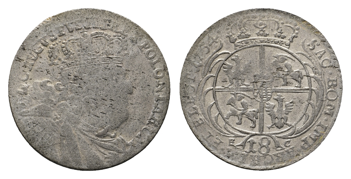  Altdeutschland; Kleinmünze 1754   